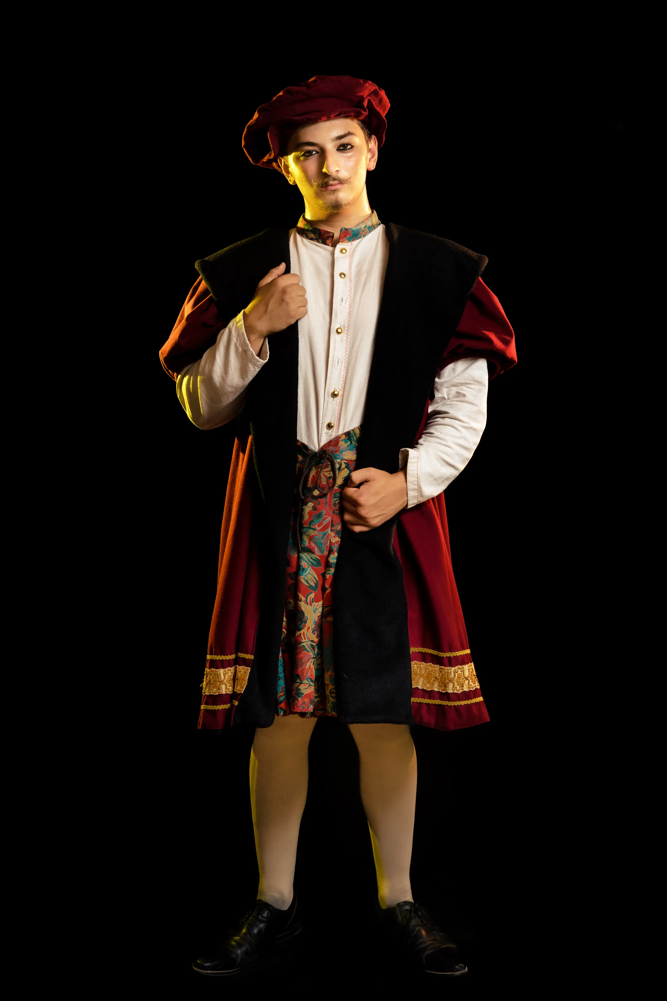 Amaury à la compagnie des Hallebardiers